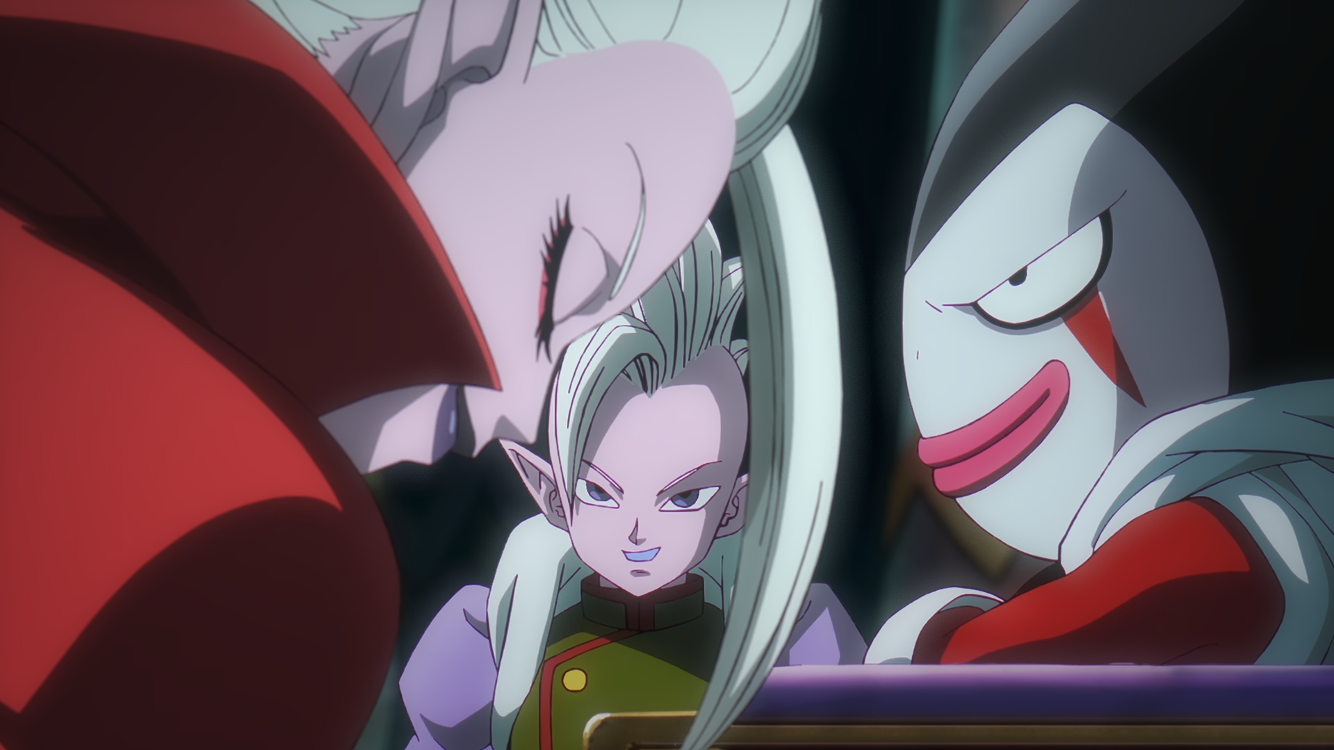 Personnages Gomah, Degesu et Dr. Arinsu dans Dragon Ball DAIMA, nouvel anime lié à l’arc Majin Buu